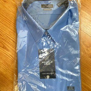 NWT -  Van Heusen Fitted Wrinkle Free Dress Shirt